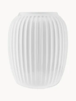 Jarrón artesanal de porcelana Hammershøi, 20 cm