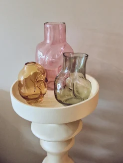 Jarrón artesanal de vidrio Gleam, 32 cm