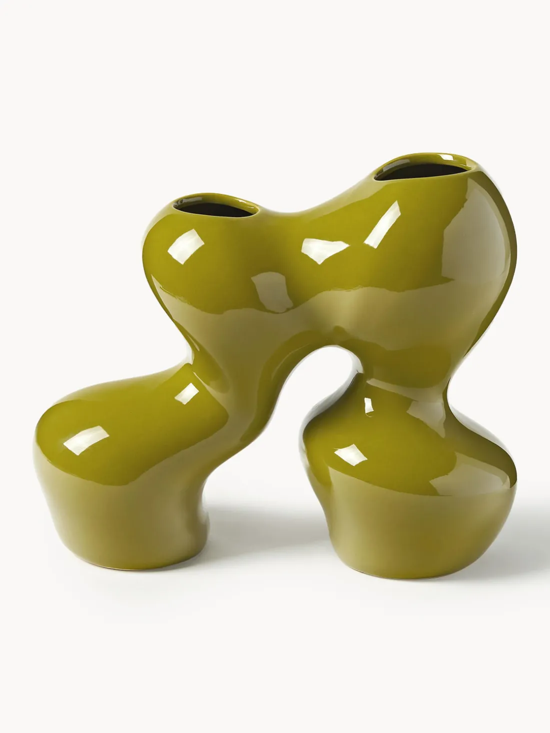 Jarrón de gres Madhuri, 25 cm