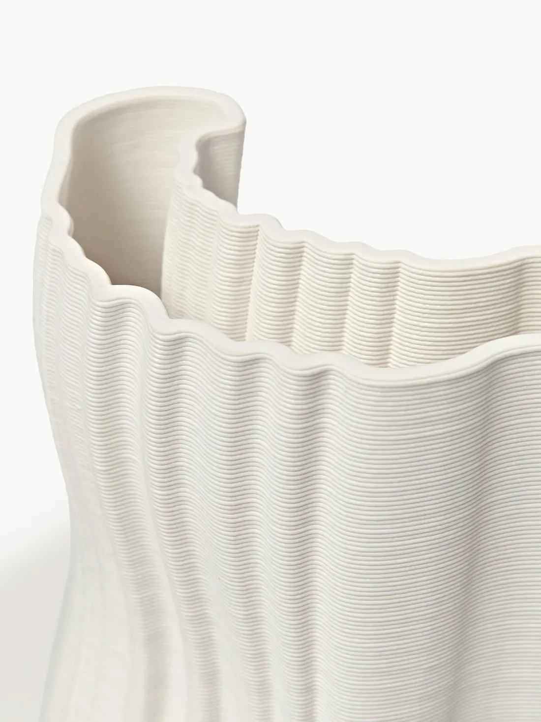 Jarrón de gres Moire, 30 cm