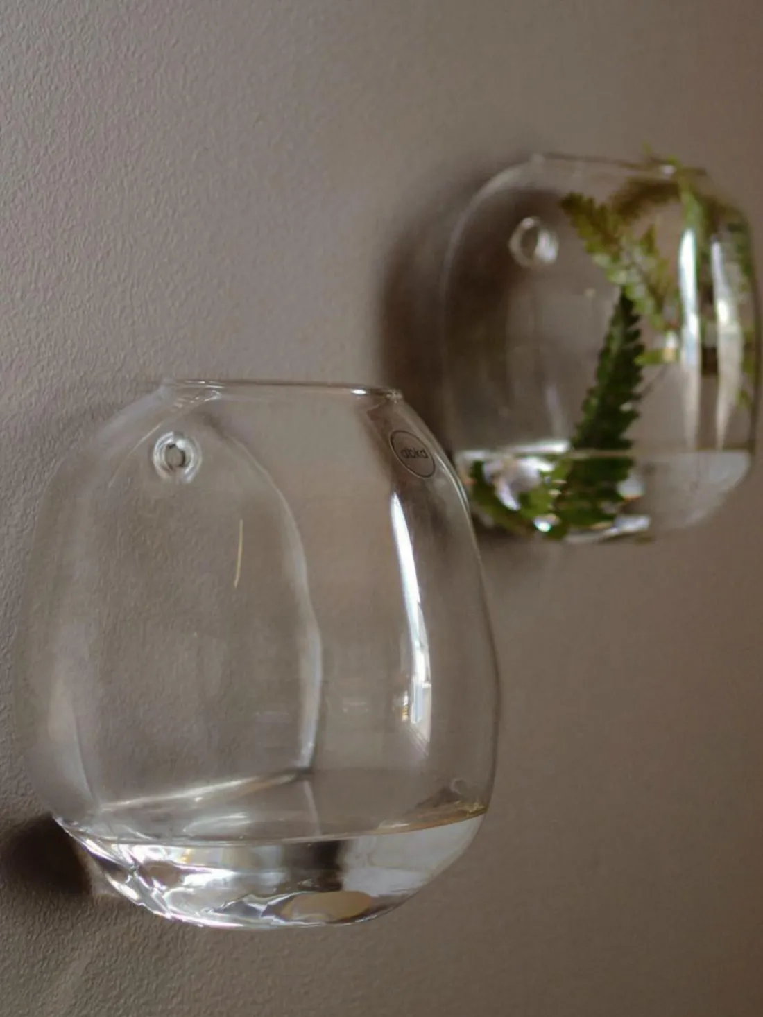 Jarrón de pared Pebble, Ø 15 cm