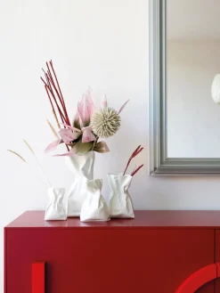 Jarrón de porcelana de diseño Adelaide, 14 cm