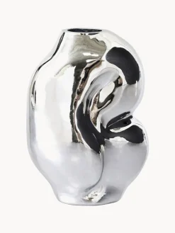 Jarrón de vidrio artesanal Gleam, 18 cm