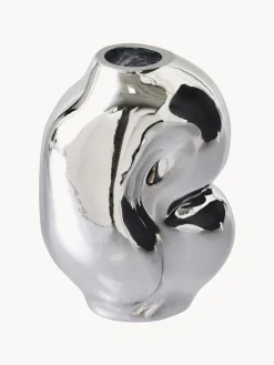 Jarrón de vidrio artesanal Gleam, 18 cm