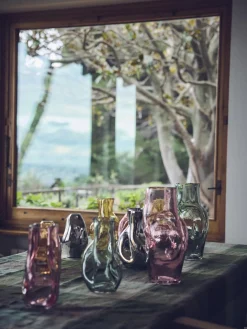 Jarrón de vidrio artesanal Gleam, 32 cm