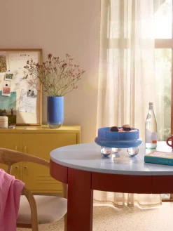 Jarrón de vidrio Rosabella, 28 cm