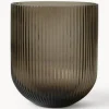 Jarrón de vidrio Simple Stripe, 22 cm