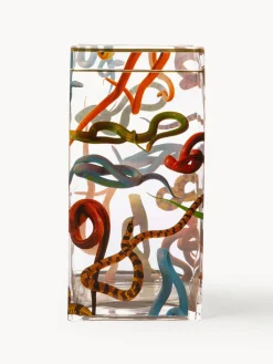 Jarrón de vidrio Snakes, 30 cm