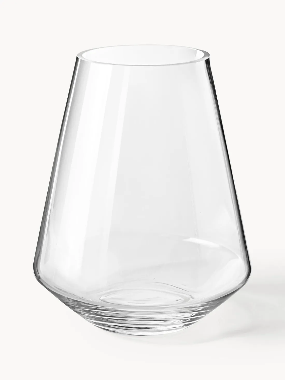 Jarrón de vidrio soplado Joyce, 21 cm