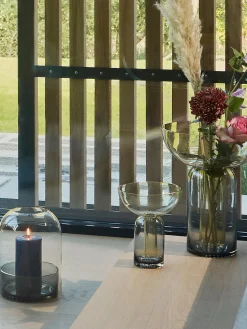 Jarrón de vidrio soplado Torus, 33 cm