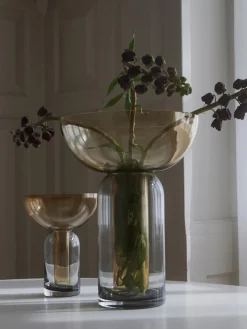 Jarrón de vidrio soplado Torus, 20 cm