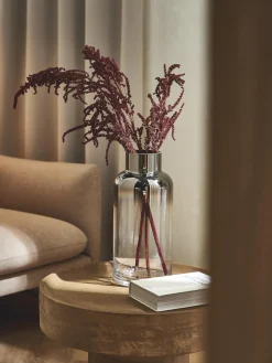 Jarrón de vidrio soplado Uma, 35 cm