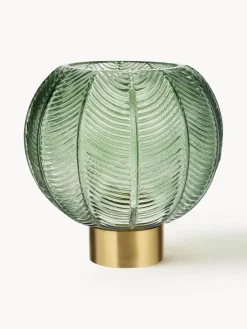 Jarrón esfera de vidrio Mickey, 21 cm