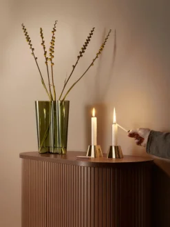 Jarrón soplado artesanalmente Alvar Aalto, 25 cm