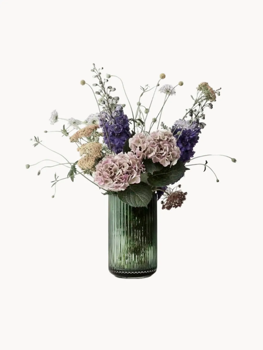 Jarrón soplado artesanalmente Lyngby, 25 cm