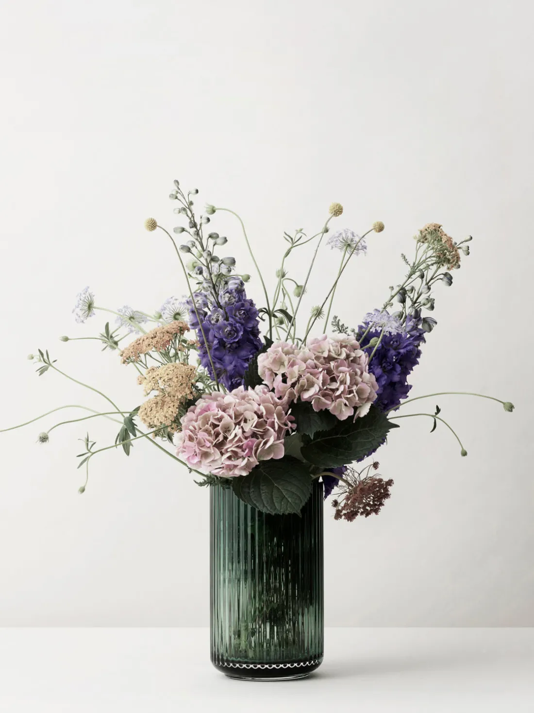 Jarrón soplado artesanalmente Lyngby, 25 cm