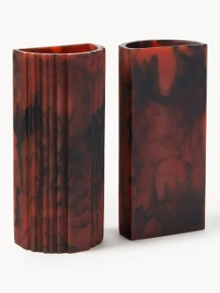 Jarrones Jabu, 2 uds., 25 cm