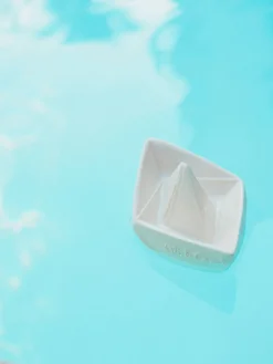 Juguete de baño artesanal Origami Boat