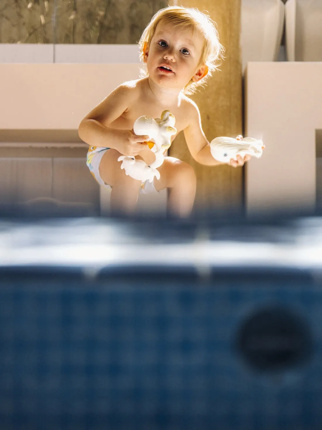 Juguete de baño artesanal Oli&Carol x Big Stuffed