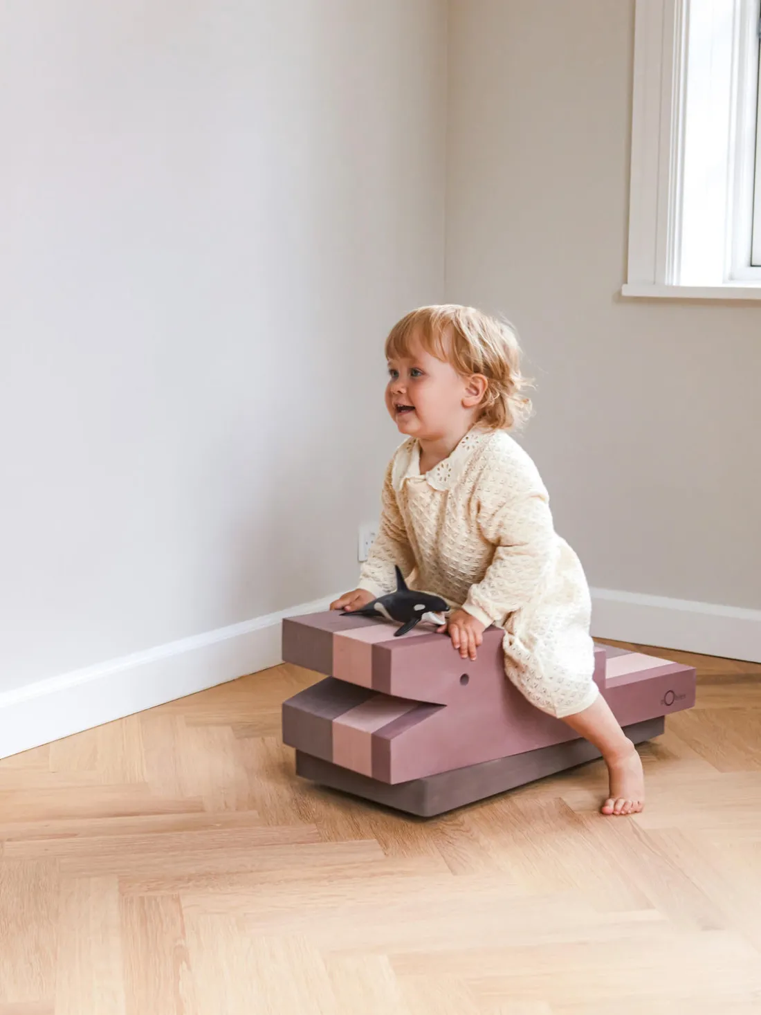 Juguete de habilidades motoras Crocodile, 60 cm