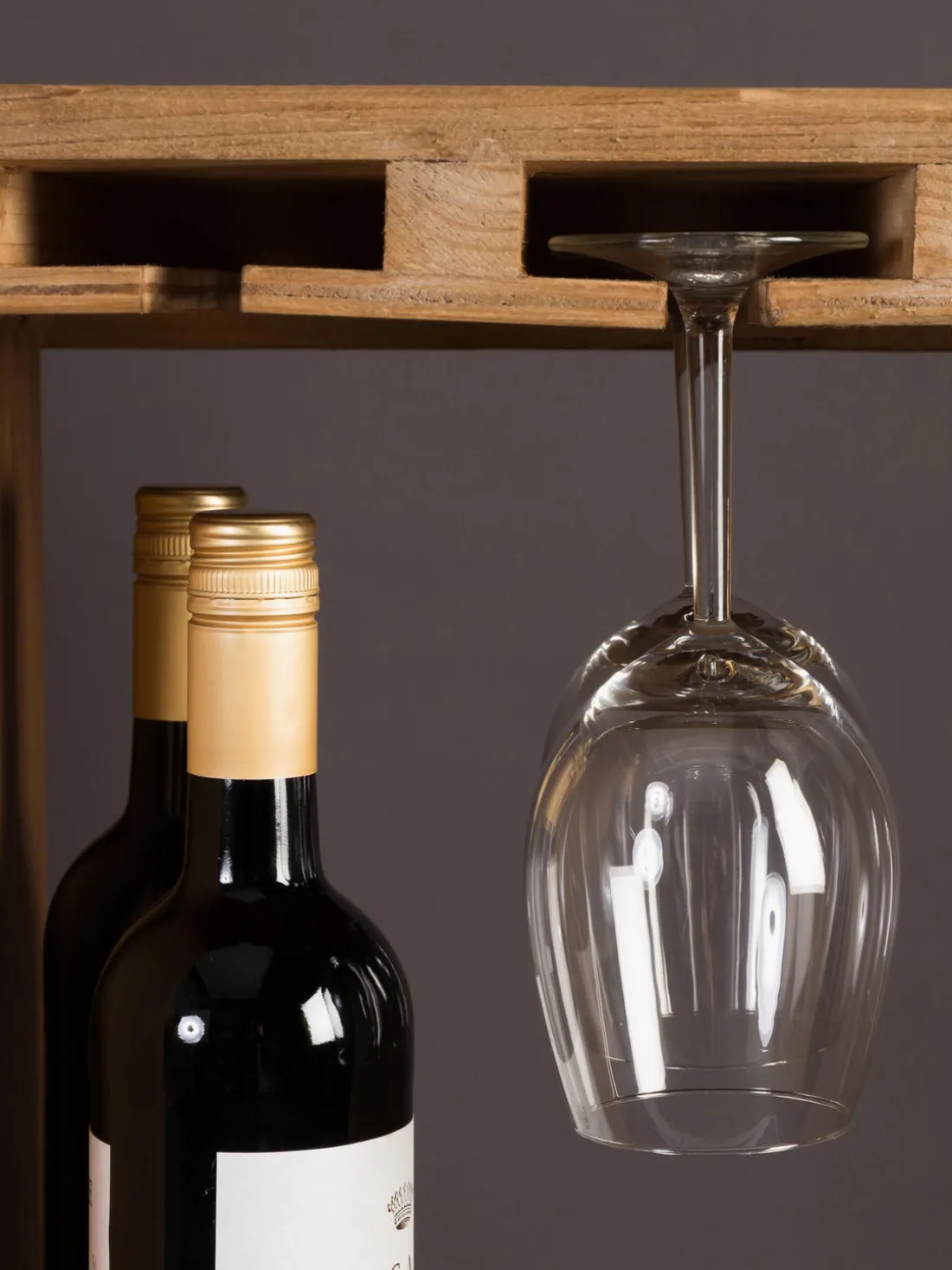 Licorera en madera de roble Claude