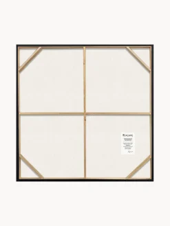 Lienzo pintado a mano Green Lines