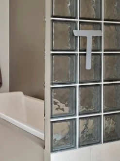 Limpiacristales de ducha de silicona con soporte Ume