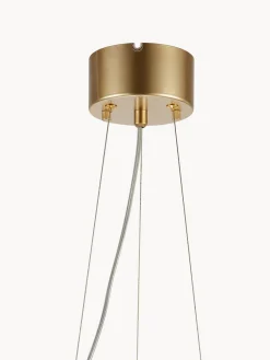 Lámpara araña de cristal espejado Circle