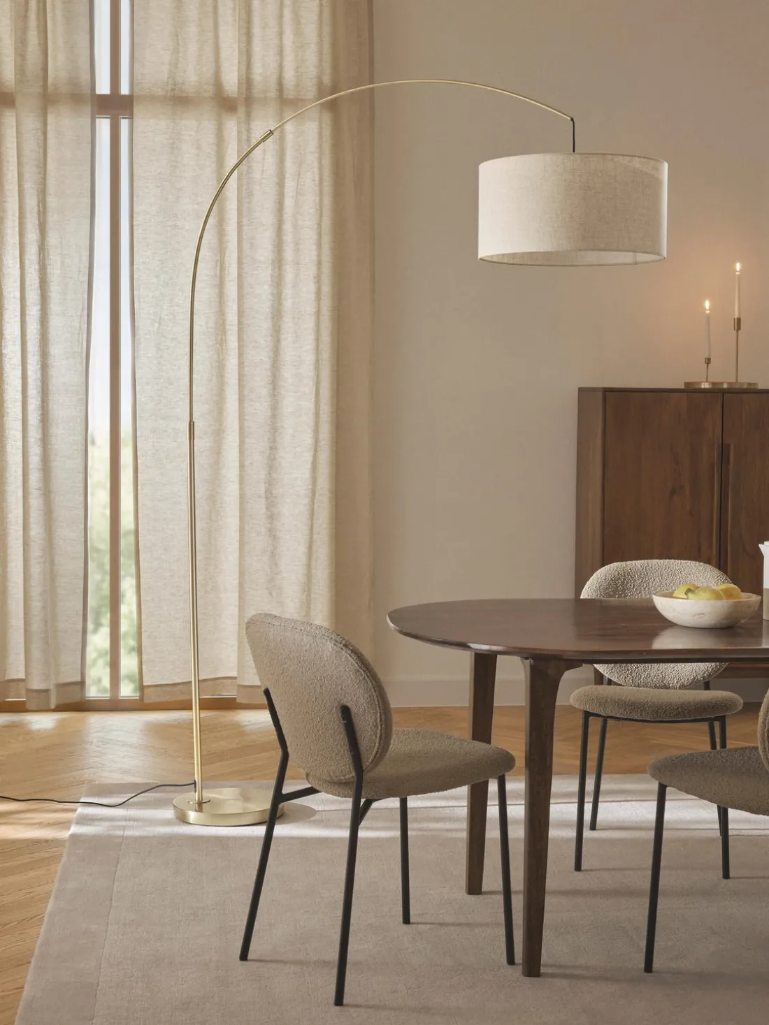 Lámpara arco grande Niels