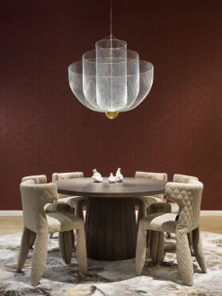 Lámpara de araña LED regulable Meshmatics