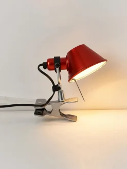 Lámpara de escritorio pequeña con pinza Tolomeo Micro Pinza