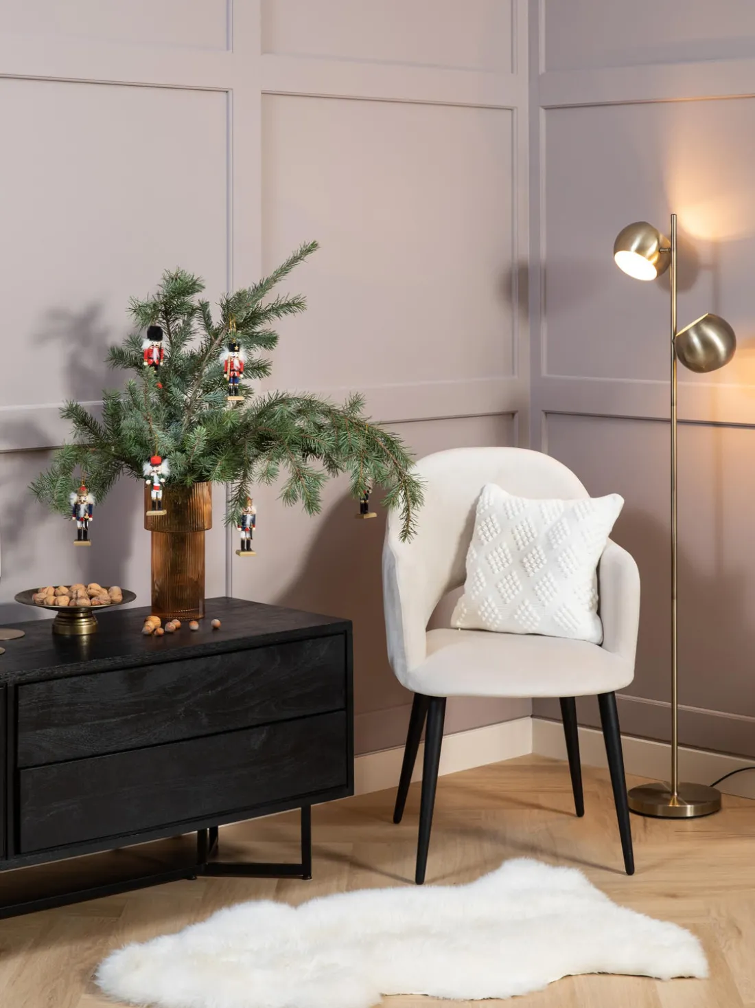 Lámpara de lectura con efecto envejecido Edgar