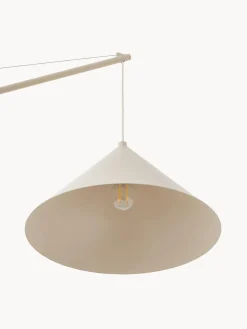 Lámpara de lectura grande de travertino Reyna