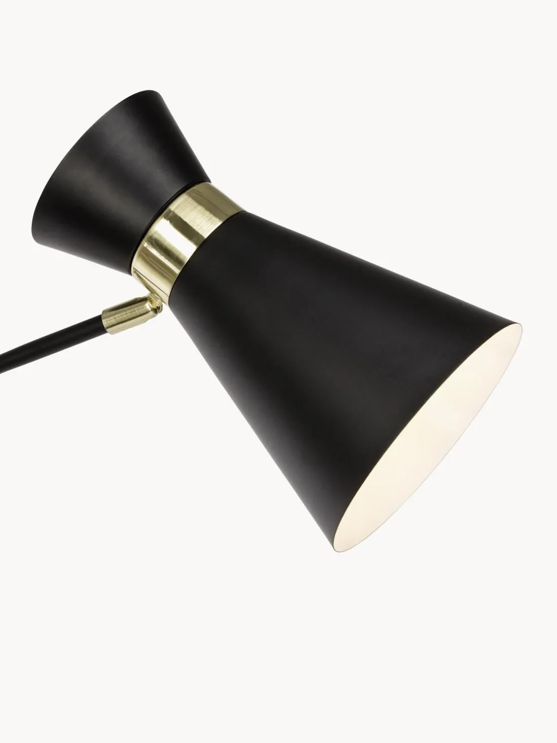 Lámpara de lectura retro de metal Grazia