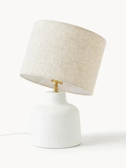 Lámpara de mesa artesanal de cemento Ike