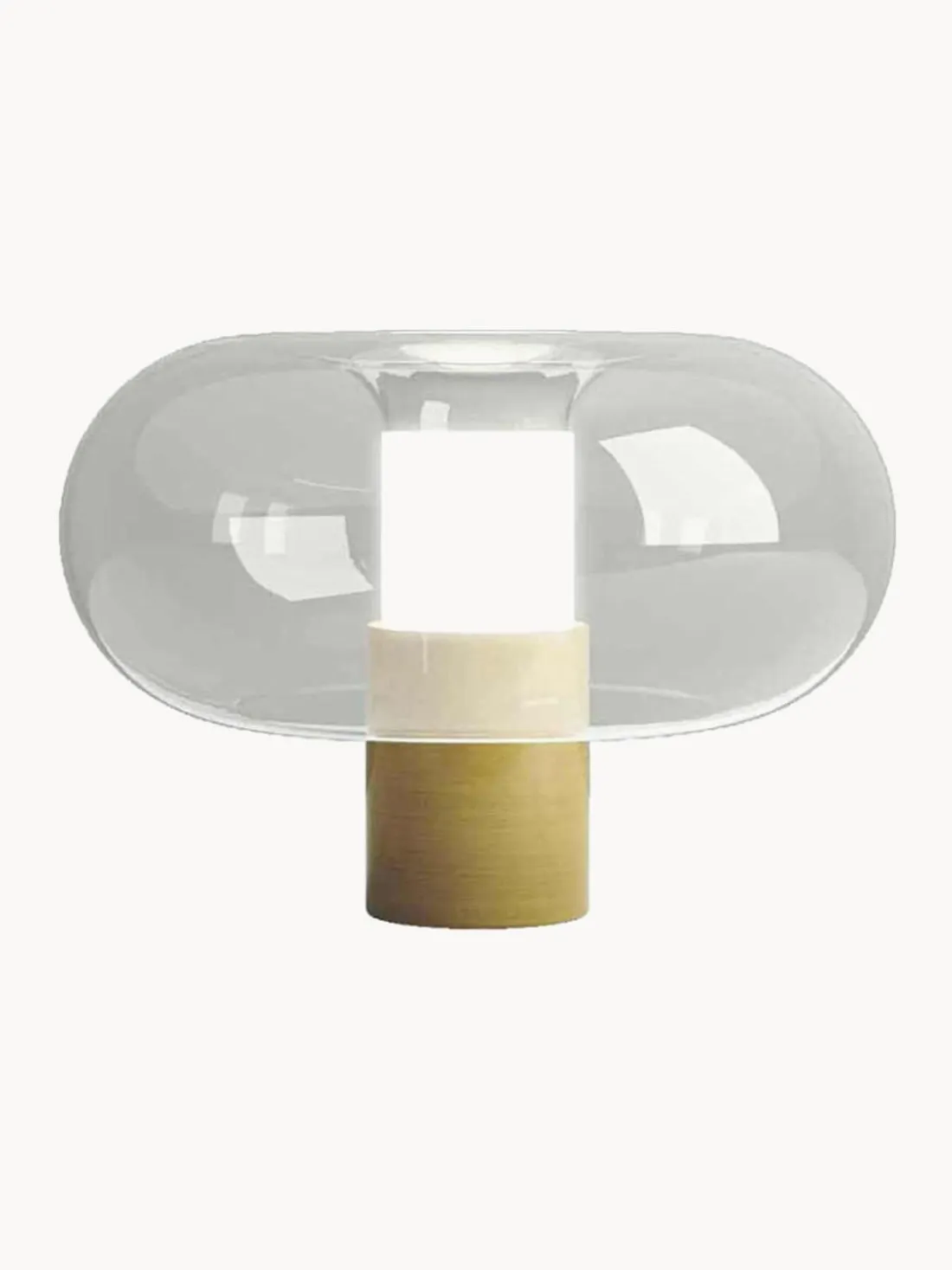 Lámpara de mesa artesanal regulable Fontanella