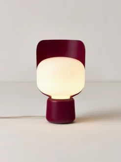 Lámpara de mesa artesanal pequeña Blom