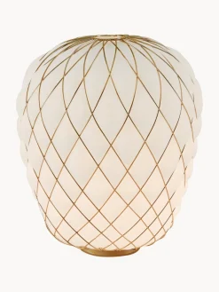 Lámpara de mesa artesanal grande regulable Pinecone