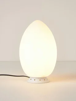 Lámpara de mesa artesanal Uovo, tamaños diferentes