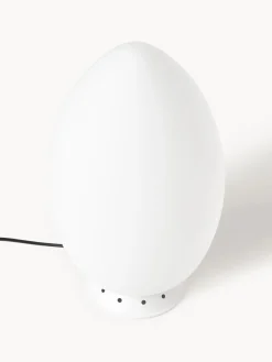 Lámpara de mesa artesanal Uovo, tamaños diferentes