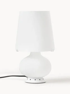 Lámpara de mesa artesanal pequeña regulable Fontana