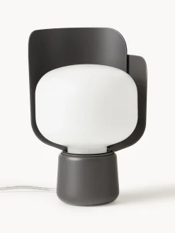 Lámpara de mesa artesanal pequeña Blom