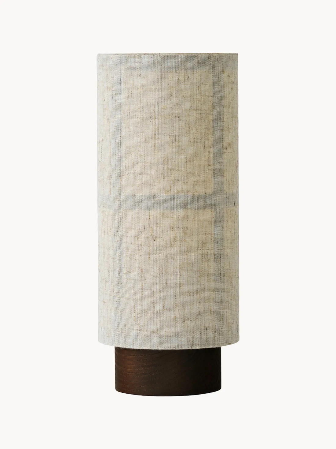 Lámpara de mesa artesanal de lino regulable Hashira, portátil