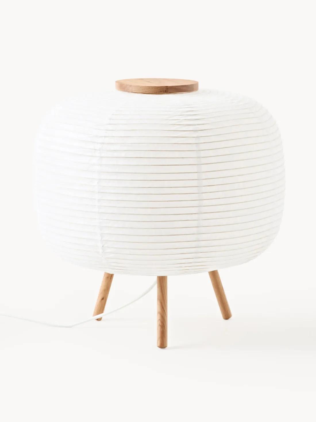 Lámpara de mesa de diseño de papel de arroz Misaki