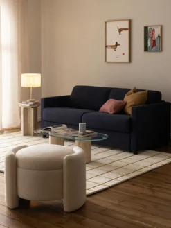 Lámpara de mesa de lino Lucina