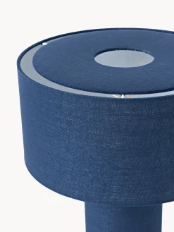 Lámpara de mesa de lino Ron