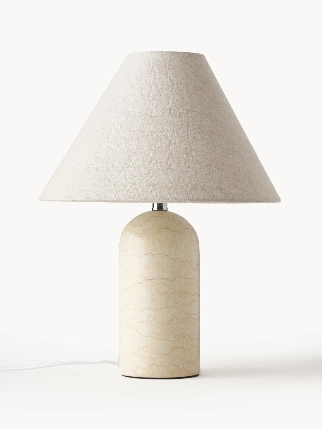 Lámpara de mesa de mármol Gia