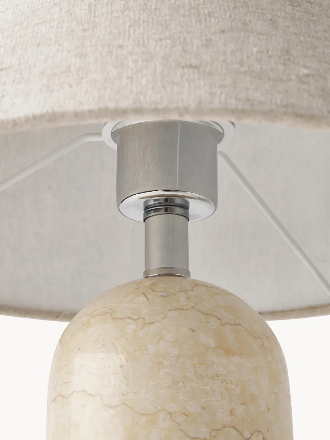 Lámpara de mesa de mármol Gia