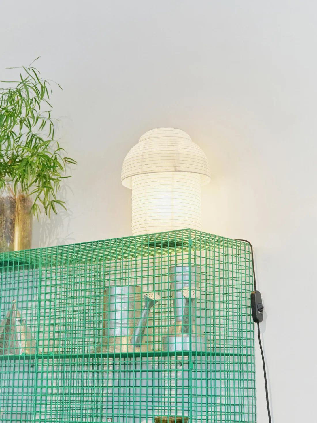 Lámpara de mesa de papel de arroz Paper