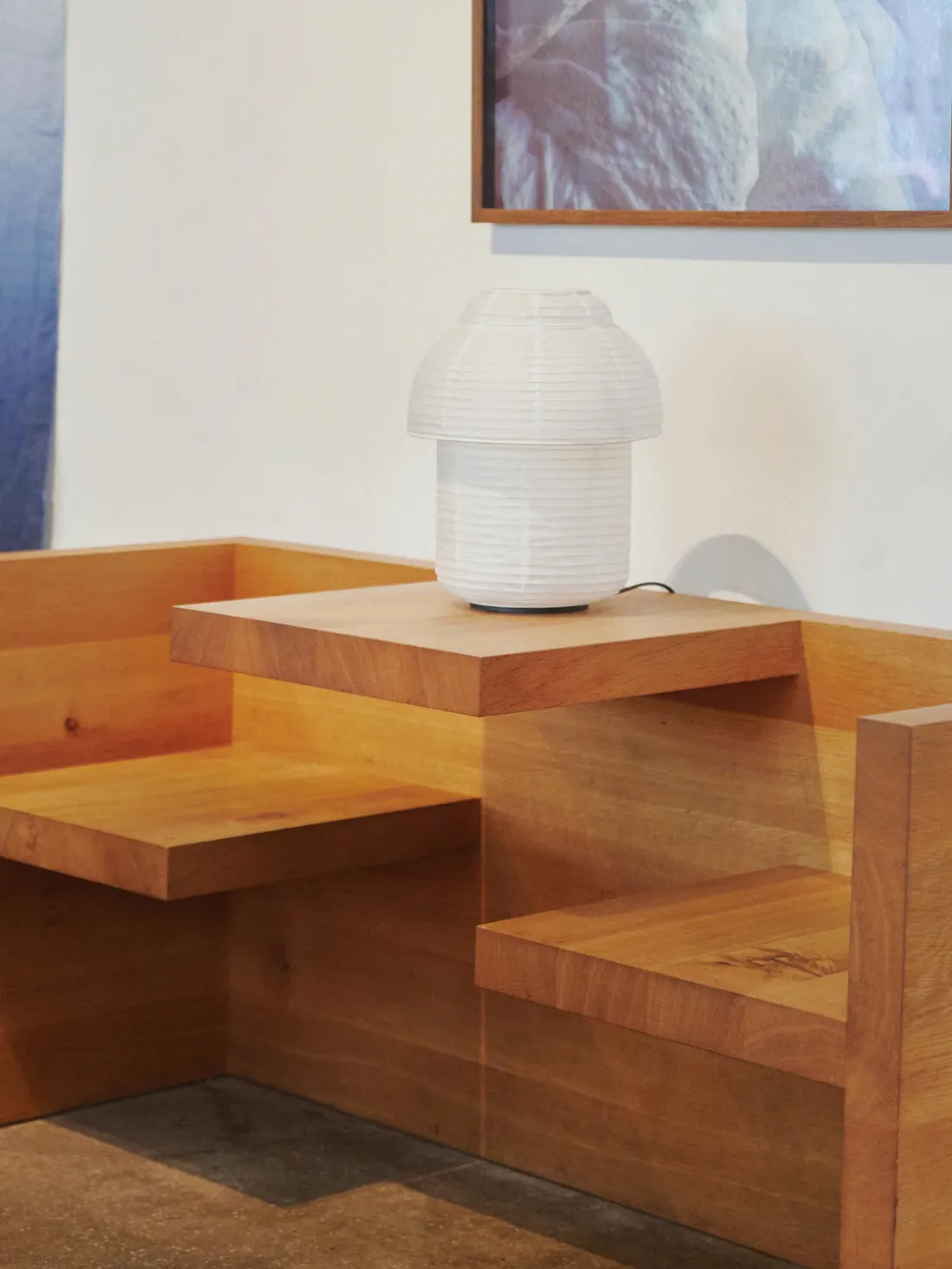 Lámpara de mesa de papel de arroz Paper